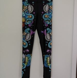 Seashell and Marine life leggings